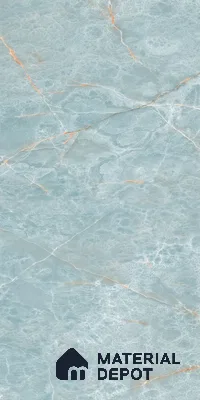 Marble Floor & Wall Tile TL 09347 Domo Onyx Aqua 4 ft x 2 ft Polished Finish Vitrified Tile - 9 mm | 3 Random Design | Suitable For Living Room, Bedroom, Dining Area