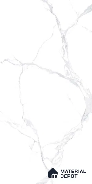 Marble Floor & Wall Tile TL 09233 Enigma Satuario 4 ft x 2 ft Polished Finish Vitrified Tile - 9 mm | 5 Random Design | Suitable For Living Room, Bedroom, Dining Area
