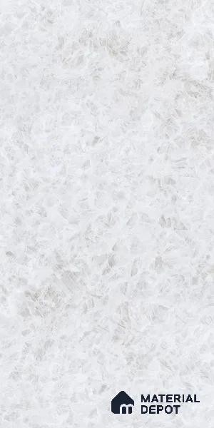 Marble Floor & Wall Tile TL 09350 Barbite Pearl 4 ft x 2 ft Polished Finish Vitrified Tile - 9 mm | 6 Random Design | Suitable For Living Room, Bedroom, Dining Area