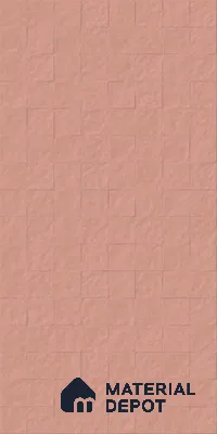 Full Body Vitrified Punch Wall Tile TL 13388 K Masterpiece Rose Clay 4 ft x 2 ft Punch Zellige Finish Tile - 9 mm | Suitable For Parking, Courtyard, Balcony