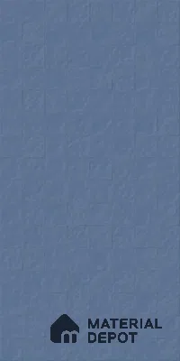 Full Body Vitrified Punch Wall Tile TL 13388 M Masterpiece Denim Ash 4 ft x 2 ft Punch Zellige Finish Tile - 9 mm | Suitable For Parking, Courtyard, Balcony