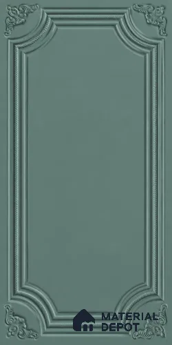 Photo Frame Punch Wall Tile TL 13318 I Masterpiece Moss Green 4 ft x 2 ft Punch Matte Finish Full Body Vitrified Tile - 9 mm | Suitable For Foyer, Accent/Feature Wall, Bedroom