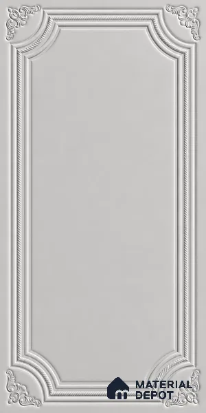 Photo Frame Punch Wall Tile TL 13318 B Essential Warm Grey 4 ft x 2 ft Punch Matte Finish Full Body Vitrified Tile - 9 mm | Suitable For Foyer, Accent/Feature Wall, Bedroom