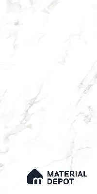 Marble Floor & Wall Tile TL 09242 Smoke White Silk 4 ft x 2 ft Satin Finish Vitrified Tile - 9 mm | 4 Random Design | Suitable For Living Room, Bedroom, Dining Area