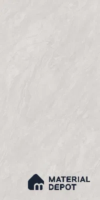 Marble Floor & Wall Tile TL 09241 Calcite Bianco Silk 4 ft x 2 ft Satin Finish Vitrified Tile - 9 mm | 8 Random Design | Suitable For Living Room, Bedroom, Dining Area