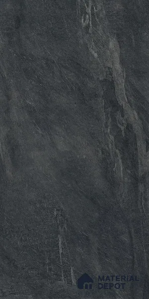 Marble Floor & Wall Tile TL 09237 Portland Nero 4 ft x 2 ft Stonelo Finish Vitrified Tile - 9 mm | 5 Random Design | Suitable For Living Room, Bedroom, Dining Area