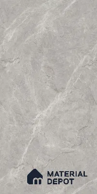 Marble Floor & Wall Tile TL 09202 French Bottochino Grigio 4 ft x 2 ft Textura Finish Vitrified Tile - 9 mm | 4 Random Design | Suitable For Living Room, Bedroom, Dining Area