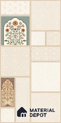 TL 12797 Konark 101-1 4 ft x 2 ft Vitrified Matte Finish Tile - 9 mm