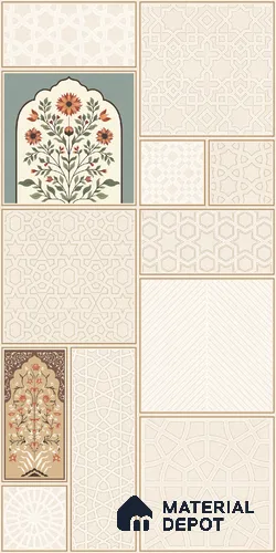 TL 12797 Konark 101-1 4 ft x 2 ft Vitrified Matte Finish Tile - 9 mm
