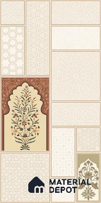 TL 12797 Konark 101-1 4 ft x 2 ft Vitrified Matte Finish Tile - 9 mm