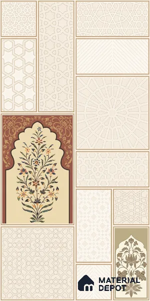TL 12797 Konark 101-1 4 ft x 2 ft Vitrified Matte Finish Tile - 9 mm