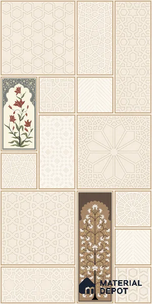 TL 12797 Konark 101-1 4 ft x 2 ft Vitrified Matte Finish Tile - 9 mm