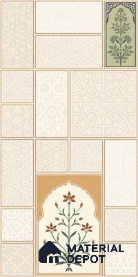 TL 12797 Konark 101-1 4 ft x 2 ft Vitrified Matte Finish Tile - 9 mm