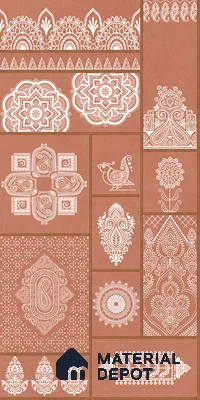 TL 12797 E Konark 106-1 4 ft x 2 ft Vitrified Matte Finish Tile - 9 mm