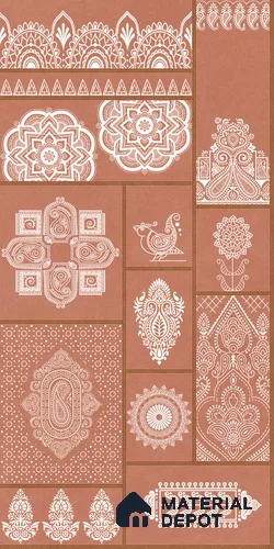 TL 12797 E Konark 106-1 4 ft x 2 ft Vitrified Matte Finish Tile - 9 mm