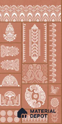 TL 12797 E Konark 106-1 4 ft x 2 ft Vitrified Matte Finish Tile - 9 mm