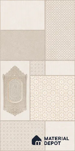 TL 12797 G Konark 108-1 4 ft x 2 ft Vitrified Matte Finish Tile - 9 mm