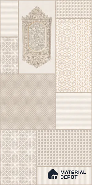 TL 12797 G Konark 108-1 4 ft x 2 ft Vitrified Matte Finish Tile - 9 mm