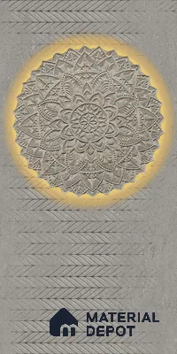 TL 12813 Konark 102 Decor 4 ft x 2 ft Vitrified Matte Finish Tile - 9 mm
