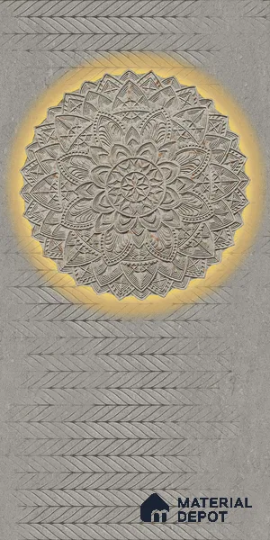 TL 12813 Konark 102 Decor 4 ft x 2 ft Vitrified Matte Finish Tile - 9 mm