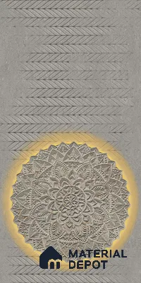 TL 12813 Konark 102 Decor 4 ft x 2 ft Vitrified Matte Finish Tile - 9 mm