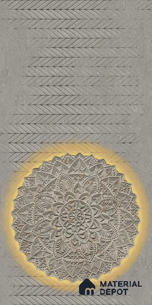 TL 12813 Konark 102 Decor 4 ft x 2 ft Vitrified Matte Finish Tile - 9 mm