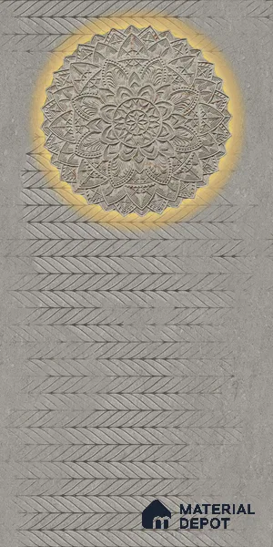 TL 12813 Konark 102 Decor 4 ft x 2 ft Vitrified Matte Finish Tile - 9 mm
