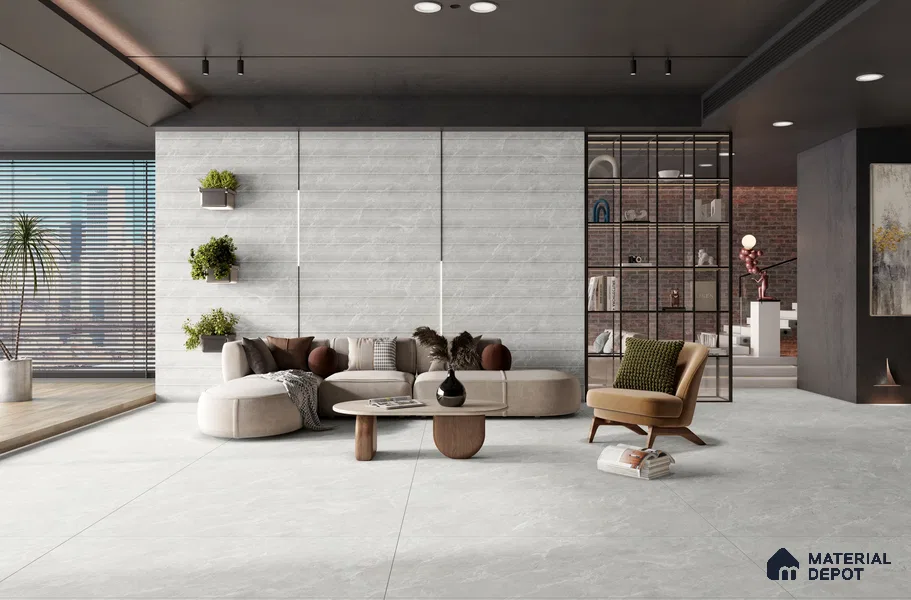 Tile TL 12456 B  4 ft x 2 ft Vitrified  Finish Tile - 9 mm