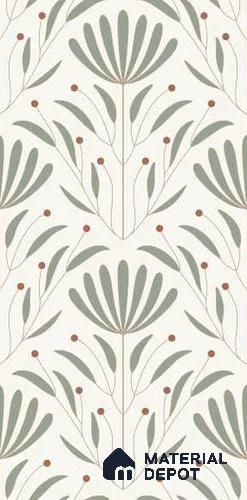 Handmade Third Fired Wall Tile TL 13346 Tamrabija 4 ft x 2 ft Matte Finish Vitrified Tile - 9 mm | Suitable For Living Room, Bedroom, Dining Area