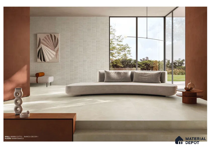 Tile TL 12459 4 ft x 2 ft Vitrified Finish Tile - 9 mm