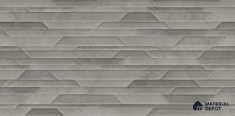Punch Wall Tile TL 12458 C Magma Silver Decor 4 ft x 2 ft Matte Finish Vitrified Tile - 9 mm | Suitable For Living Room, Bathroom, Foyer, Courtyard, Dining & Highlighter Wall