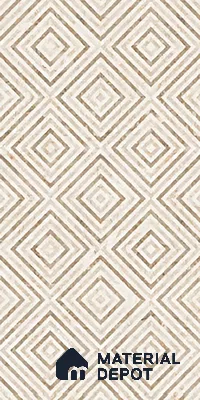 Patterned Floor & Wall Tile TL 10065 Esperda Beige Decor 4 ft x 2 ft Glossy Finish Vitrified Tile - 9 mm |  | Suitable For Living Room, Bedroom, Dining Area