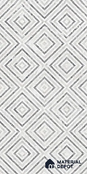Highlighter Floor & Wall Tile TL 10065 C Esperda Grey Decor 4 ft x 2 ft Glossy Finish Vitrified Tile - 9 mm | Suitable For Bathroom, Accent/Feature Wall, Dining Area