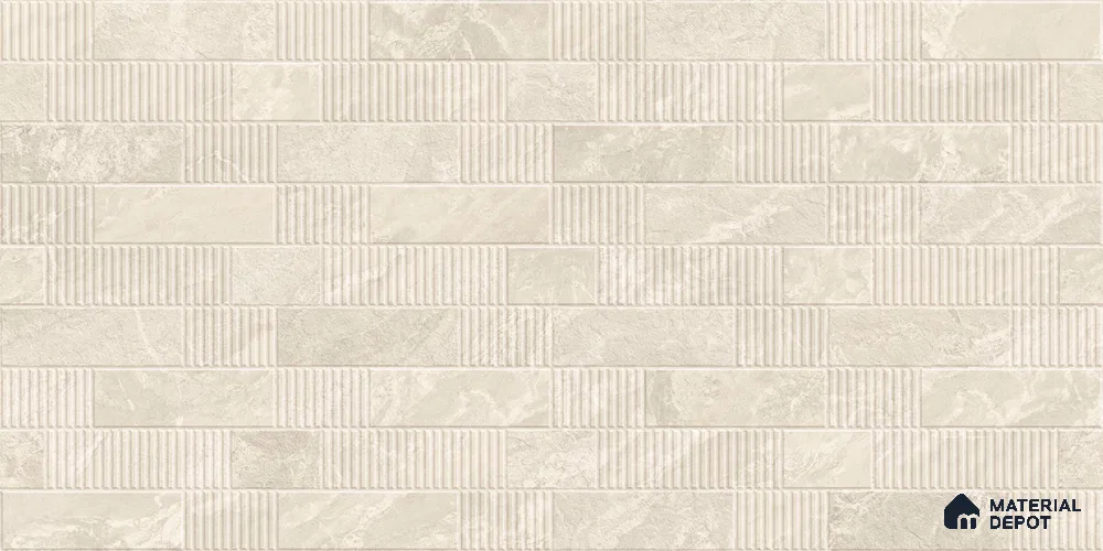 Tile TL 12460 B  4 ft x 2 ft Vitrified  Finish Tile - 9 mm