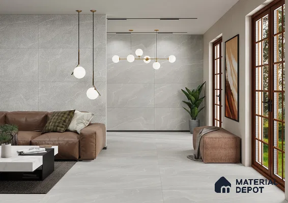 Tile TL 12457 C  4 ft x 2 ft Vitrified  Finish Tile - 9 mm