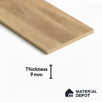 Wood Look Floor Tile TL 10351 Mountain Honey 4 ft x 7.87 inch Matte Finish Vitrified Tile - 9 mm | Suitable For living Room, Bedroom, Bathroom | 2-3 mm Spacer is Mandatory
