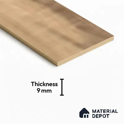 Wood Look Floor Tile TL 10350 Graphite Honey 4 ft x 7.87 inch Matte Finish Vitrified Tile - 9 mm | Suitable For living Room, Bedroom, Bathroom | 2-3 mm Spacer is Mandatory
