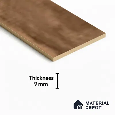 Wood Look Floor Tile TL 10352 Royal Brown 4 ft x 7.87 inch Matte Finish Vitrified Tile - 9 mm | Suitable For living Room, Bedroom, Bathroom | 2-3 mm Spacer is Mandatory