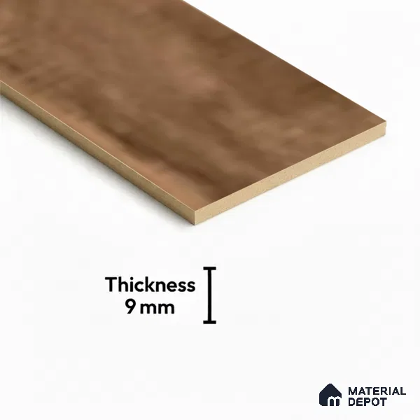 Wood Look Floor Tile TL 10352 Royal Brown 4 ft x 7.87 inch Matte Finish Vitrified Tile - 9 mm | Suitable For living Room, Bedroom, Bathroom | 2-3 mm Spacer is Mandatory