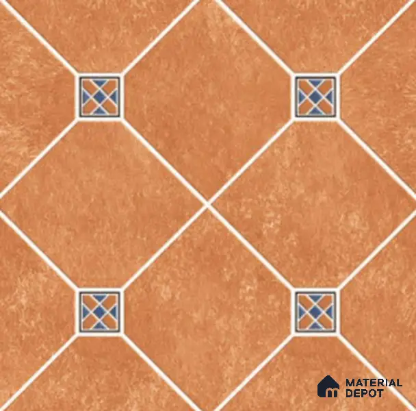 Parking Floor Tile TL 02338 16 x 16 inch Vitrified Anti Skid Matte Finish Heavy Duty Tile - 12 mm | Suitable For Outdoor, Balcony, Terrace | Pattern Alignment May Vary | 2-3 mm Spacer is Mandatory