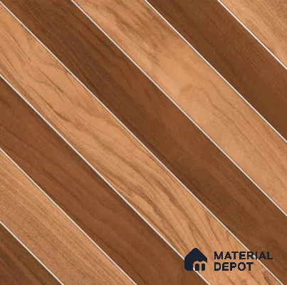 Parking Floor Tile TL 02339 16 x 16 inch Vitrified Anti Skid Matte Finish Heavy Duty Tile - 12 mm | Suitable For Outdoor, Heavy Traffic Areas | Pattern Alignment May Vary | 2-3 mm Spacer is Mandatory