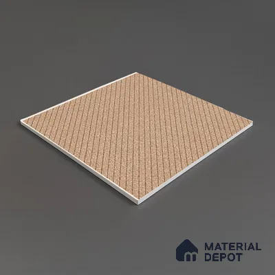 Parking Floor Tile TL 02341 16 x 16 inch Vitrified Anti Skid Matte Finish Heavy Duty Tile - 12 mm | Suitable For Outdoor, Heavy Traffic Areas | Pattern Alignment May Vary | 2-3 mm Spacer is Mandatory