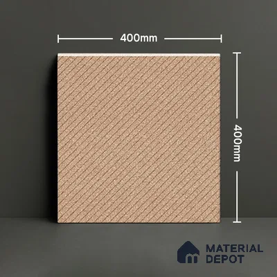Parking Floor Tile TL 02341 16 x 16 inch Vitrified Anti Skid Matte Finish Heavy Duty Tile - 12 mm | Suitable For Outdoor, Heavy Traffic Areas | Pattern Alignment May Vary | 2-3 mm Spacer is Mandatory