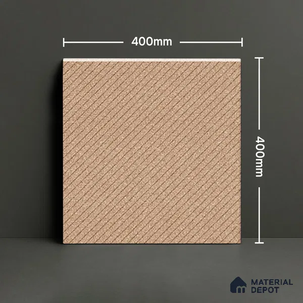Parking Floor Tile TL 02341 16 x 16 inch Vitrified Anti Skid Matte Finish Heavy Duty Tile - 12 mm | Suitable For Outdoor, Heavy Traffic Areas | Pattern Alignment May Vary | 2-3 mm Spacer is Mandatory