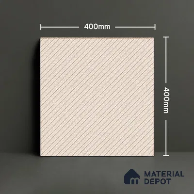 Parking Floor Tile TL 02342 16 x 16 inch Vitrified Anti Skid Matte Finish Heavy Duty Tile - 12 mm | Suitable For Outdoor, Heavy Traffic Areas | Pattern Alignment May Vary | 2-3 mm Spacer is Mandatory