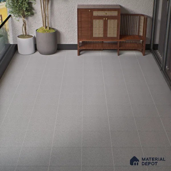 Parking Floor Tile TL 02343 16 x 16 inch Vitrified Anti Skid Matte Finish Heavy Duty Tile - 12 mm | Suitable For Outdoor, Heavy Traffic Areas | Pattern Alignment May Vary | 2-3 mm Spacer is Mandatory
