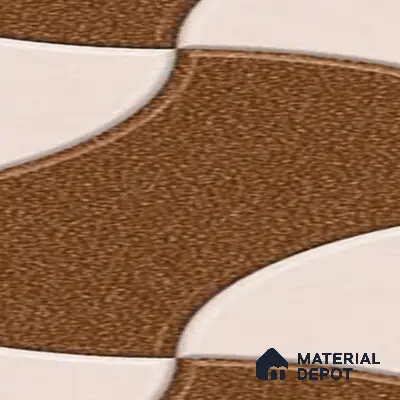 Parking Floor Tile TL 02346 16 x 16 inch Vitrified Anti Skid Matte Finish Heavy Duty Tile - 12 mm | Suitable For Outdoor, Heavy Traffic Areas | Pattern Alignment May Vary | 2-3 mm Spacer is Mandatory