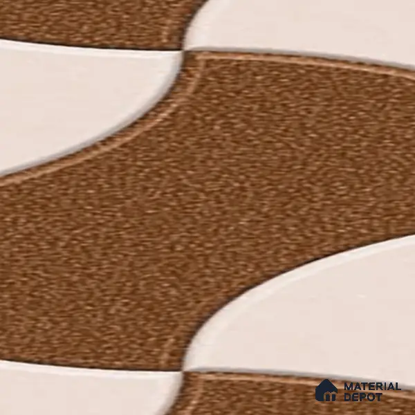Parking Floor Tile TL 02346 16 x 16 inch Vitrified Anti Skid Matte Finish Heavy Duty Tile - 12 mm | Suitable For Outdoor, Heavy Traffic Areas | Pattern Alignment May Vary | 2-3 mm Spacer is Mandatory