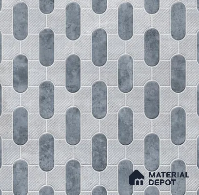 Parking Floor Tile TL 02351 16 x 16 inch Vitrified Anti Skid Matte Finish Heavy Duty Tile - 12 mm | Suitable For Outdoor, Heavy Traffic Areas | Pattern Alignment May Vary | 2-3 mm Spacer is Mandatory
