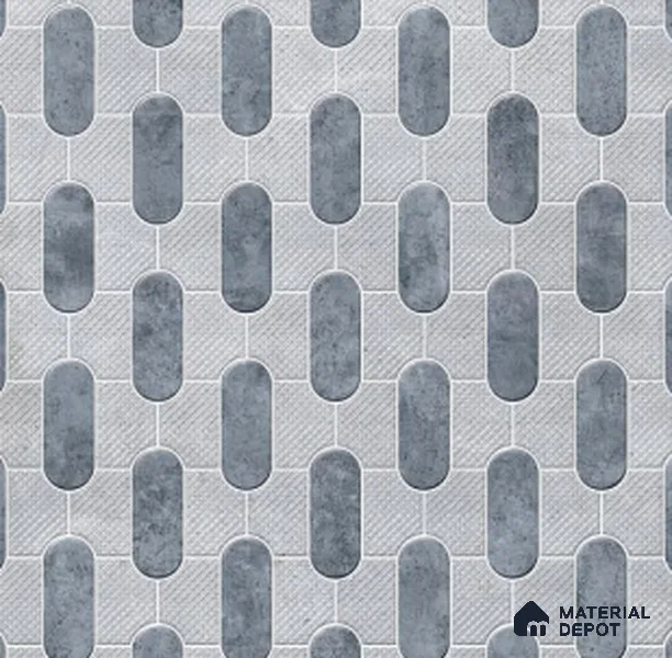Parking Floor Tile TL 02351 16 x 16 inch Vitrified Anti Skid Matte Finish Heavy Duty Tile - 12 mm | Suitable For Outdoor, Heavy Traffic Areas | Pattern Alignment May Vary | 2-3 mm Spacer is Mandatory
